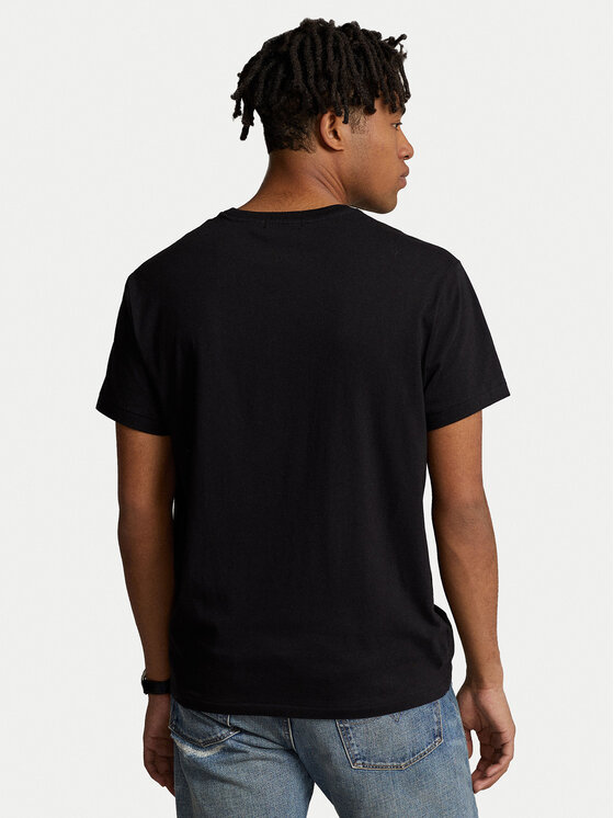 Polo Ralph Lauren Polo Ralph Lauren T-Shirt 710854497027 Czarny Regular Fit