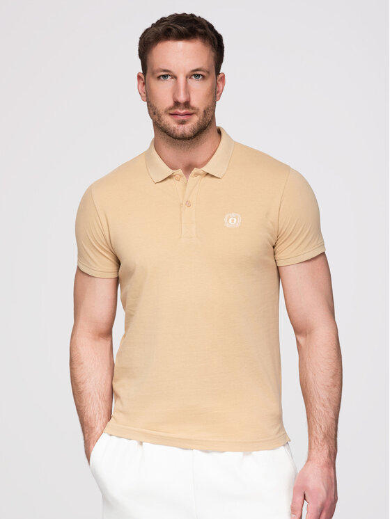 Ombre Ombre Polo OM-POBS-0171 Kolorowy Regular Fit