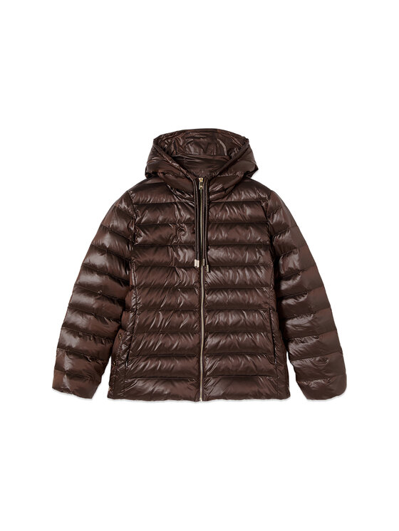 Oltre Oltre Kurtka puchowa F805R001532N032 Brązowy Regular Fit