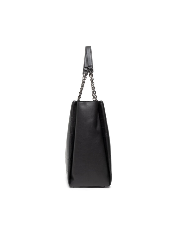 Borsetta Re-Lock Tote Quilt K60K609689 Nero