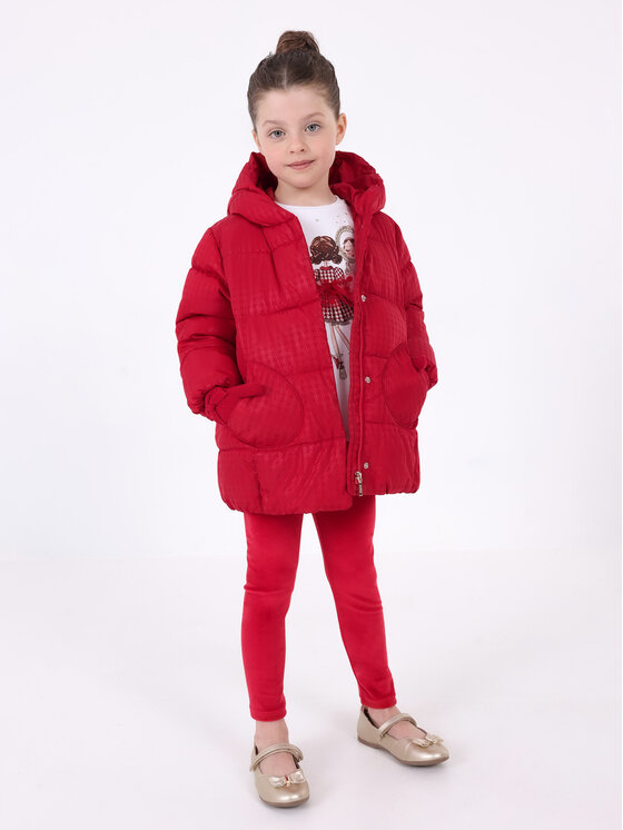 Mayoral Mayoral Kurtka zimowa 4.412 Czerwony Regular Fit