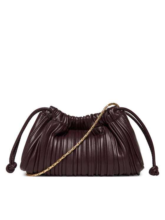 Calvin Klein Calvin Klein Ročna torba Plisse Mini Drawstring Bag LV04F3077G Bordo rdeča