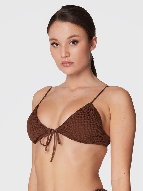 Seafolly Bikini augšdaļa Sea Dive 31393-861 Brūns