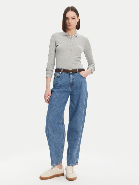 Polo Ralph Lauren Polo Ralph Lauren Košeľa 211941176001 Sivá Slim Fit