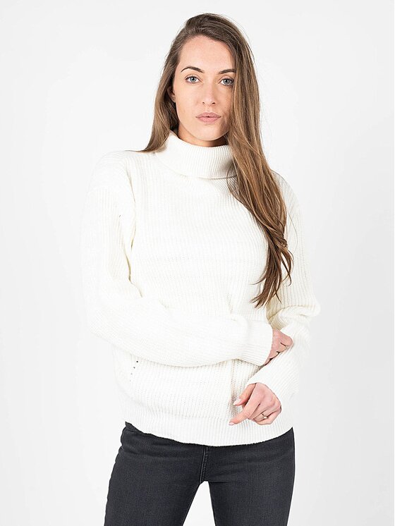 Silvian Heach Silvian Heach Πουλόβερ CVA22045LU Εκρού Oversize