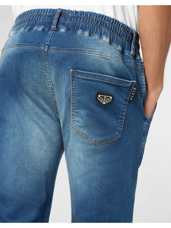PHILIPP PLEIN PHILIPP PLEIN Jeansy 85 Modrá Jogger Fit