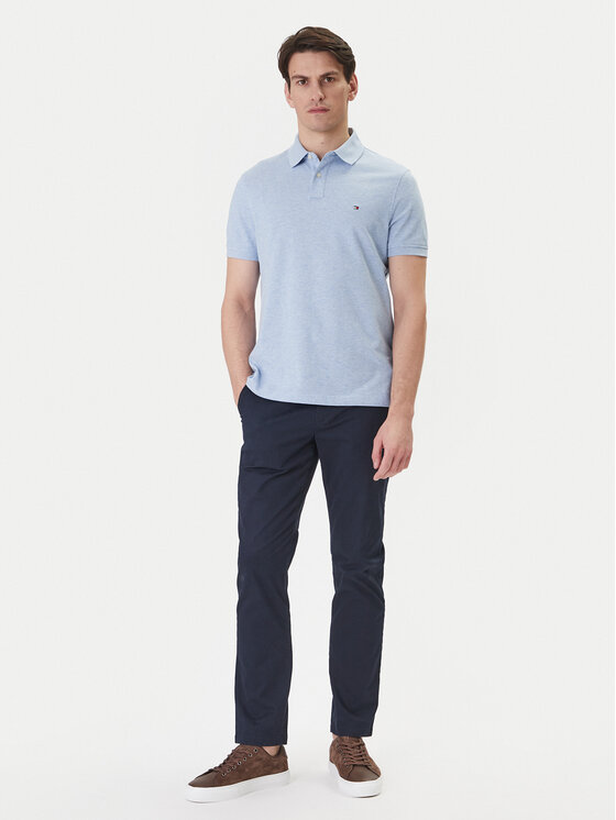 Tommy Hilfiger Tommy Hilfiger Polokošile 1985 MW0MW17770 Světle modrá Regular Fit