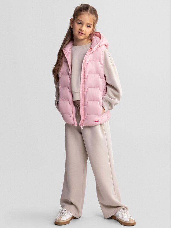 minoti minoti Kamizelka 30GILET150 Różowy Regular Fit
