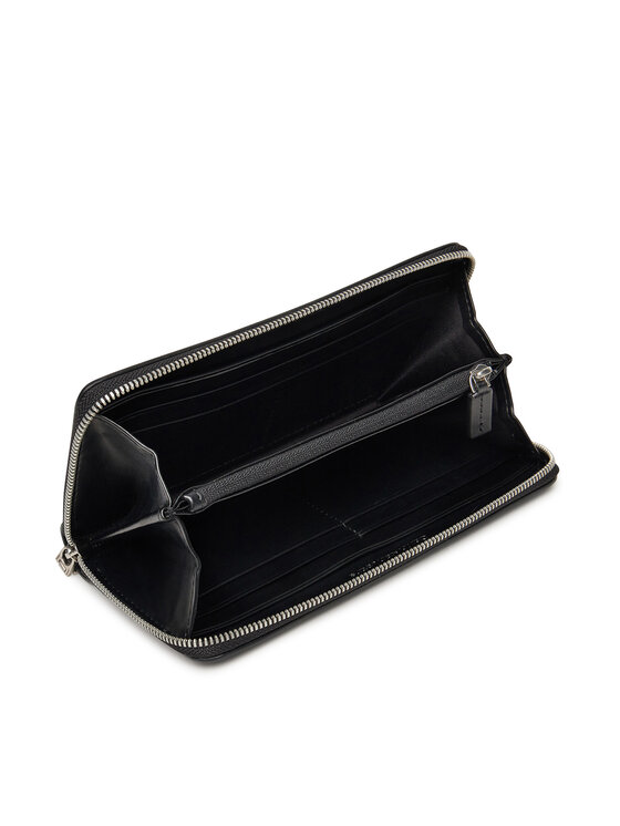 Calvin Klein Jeans Calvin Klein Jeans Veliki ženski novčanik Sculpted Zip Around LV04K1005G Crna