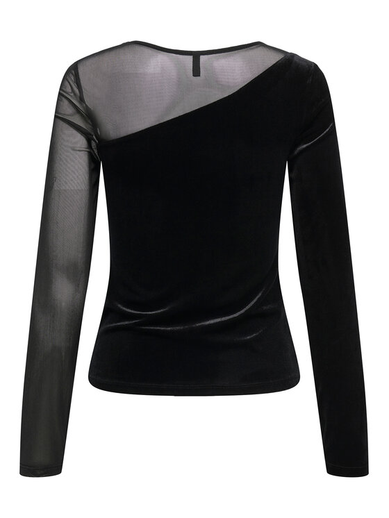 ONLY ONLY Blúz Smooth 15360668 Fekete Slim Fit