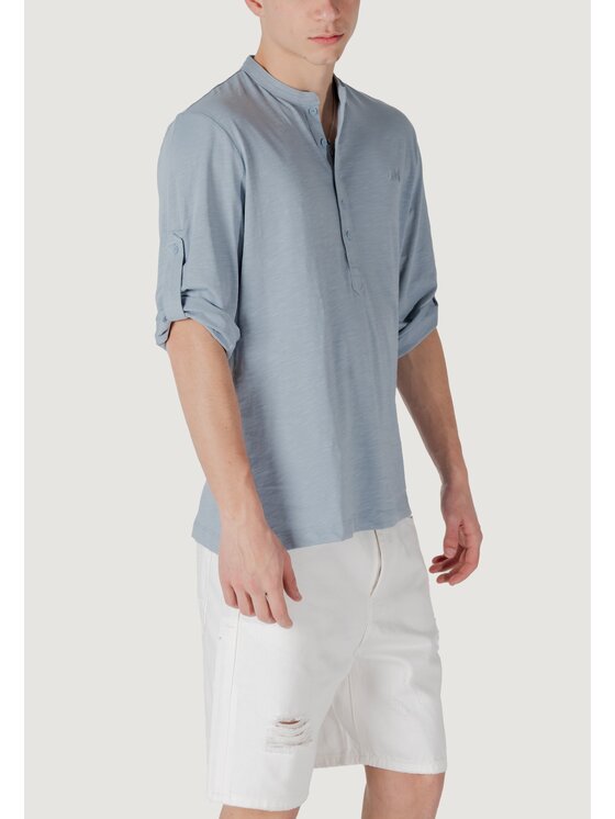 Antony Morato Antony Morato T-shirt REGULAR FIT WITH EMBROIDERED LOGO Blu Regular Fit