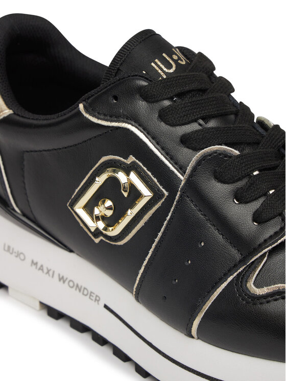 Liu Jo Liu Jo Sneakersy Maxi Wonder 85 BA5029 PX179 Černá