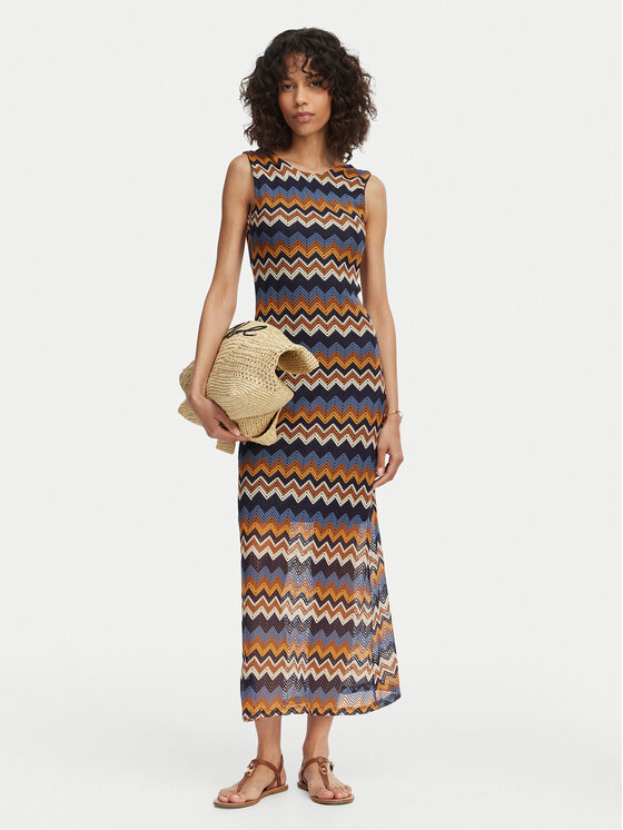 Artigli Artigli Трикотажна сукня ACAB004520 Голубий Regular Fit