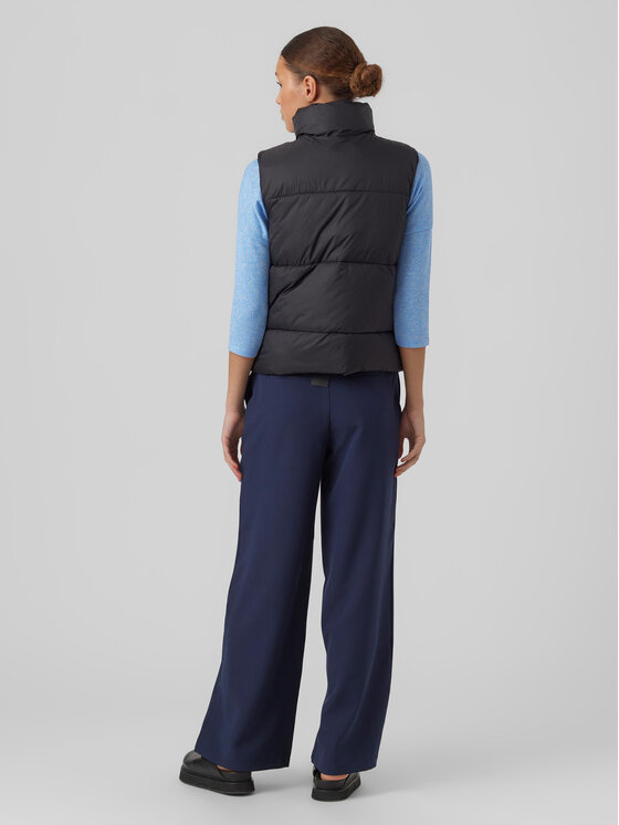 Vero Moda Vero Moda Αμάνικο Μπουφάν Uppsala 10281432 Μαύρο Regular Fit