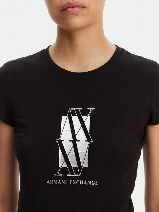 Armani Exchange Armani Exchange Футболка XW000511 AF11929 UC001 Чорний Slim Fit