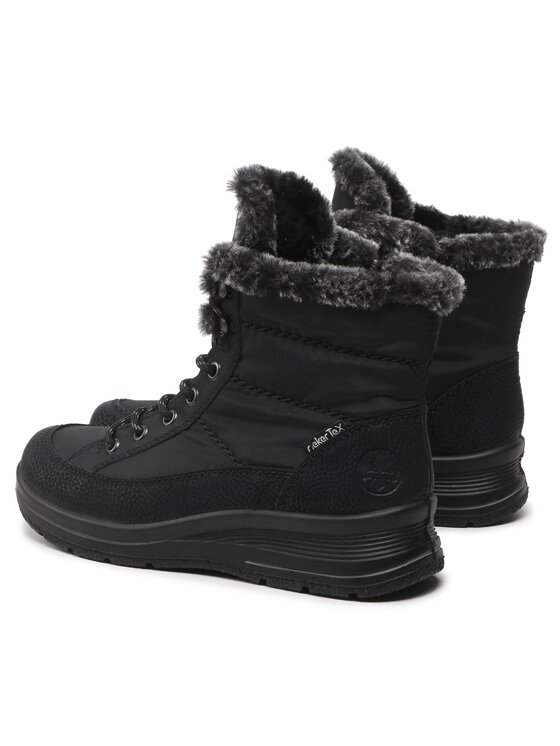 Rieker Rieker Schnürschuhe L7742-00 Schwarz