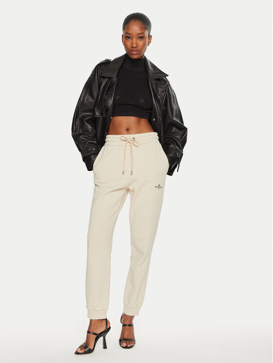 PINKO Pinko Долнище анцуг Carico 100371 A27V Бежов Regular Fit
