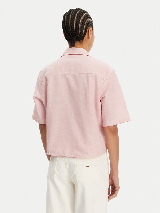 Tommy Jeans Tommy Jeans Риза DW0DW20286 Розов Regular Fit