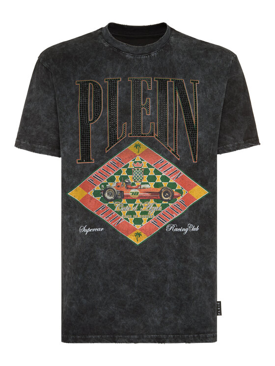 PHILIPP PLEIN PHILIPP PLEIN Tričko 24951 Čierna Regular Fit