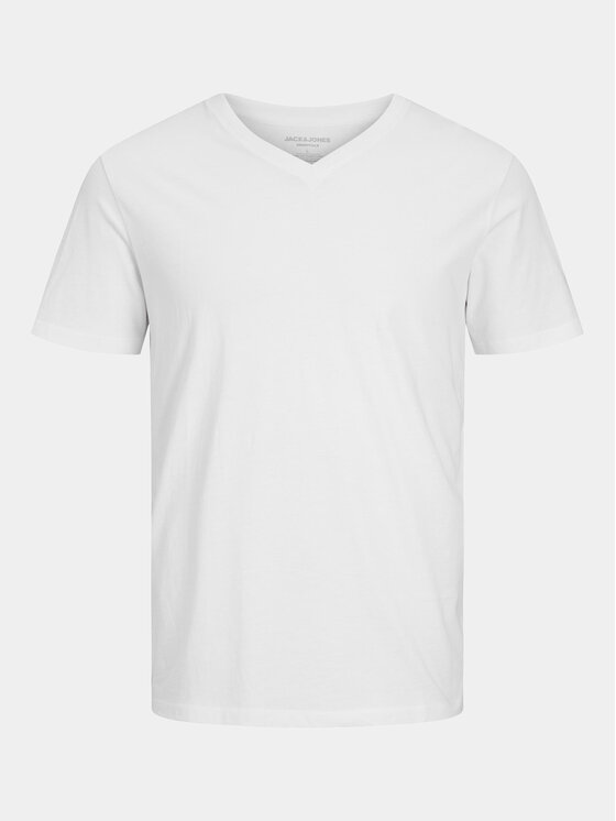 Jack & Jones Jack & Jones Tričko Basic 12156102 Biela Standard Fit