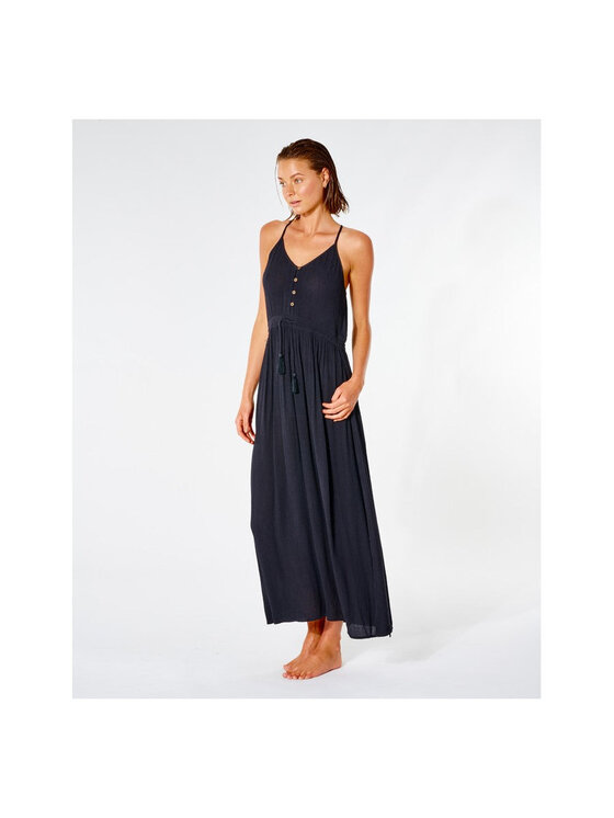 Rip Curl Rip Curl Sukienka letnia Classic Surf Maxi Dress Czarny Relaxed Fit