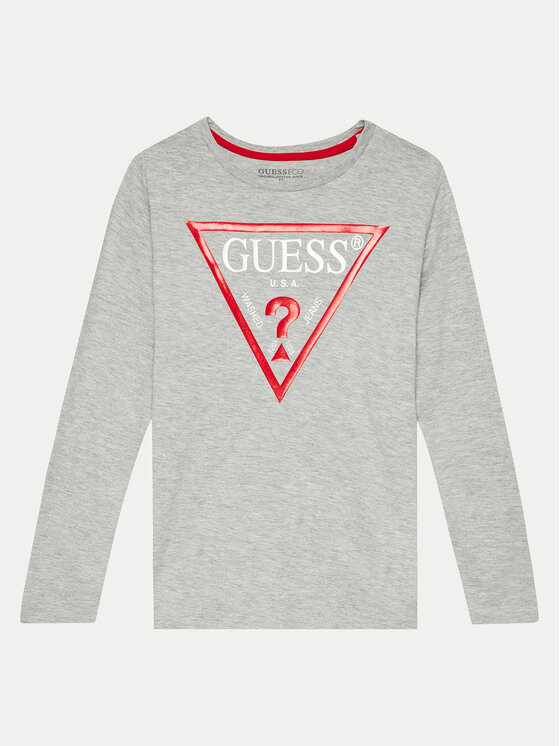 Guess Blūze L84I29 K8HM0 Pelēks Regular Fit