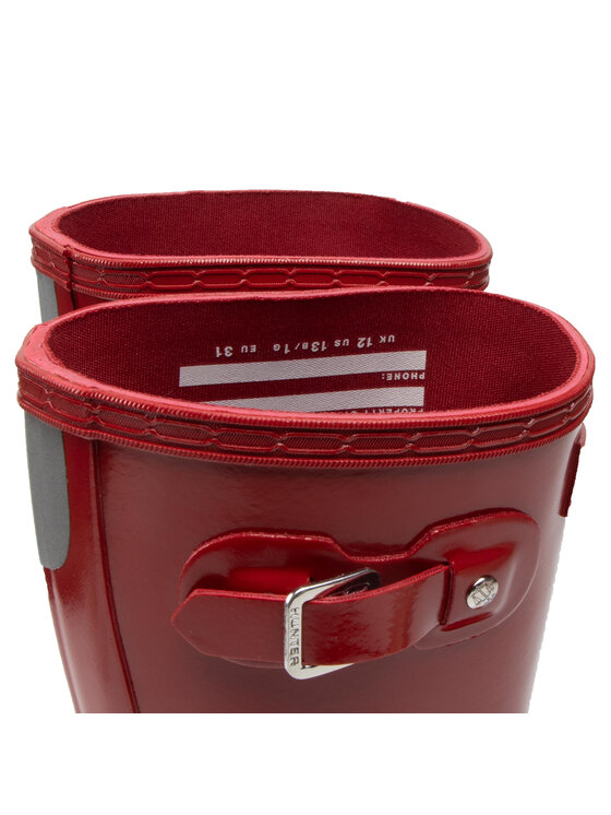 Hunter Hunter Гумени ботуши Original Kids Gloss JFT6000RGL Червен