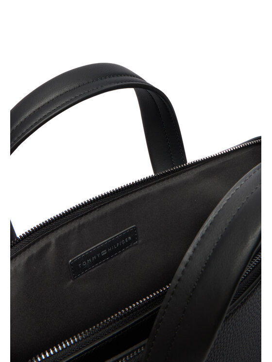 Tommy Hilfiger Tommy Hilfiger Torba na laptopa Th Central Slim Computer Bag AM0AM13631 Czarny