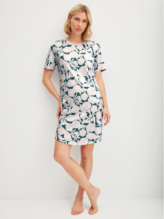 Calida Calida Koszula nocna 38353 Fioletowy Regular Fit