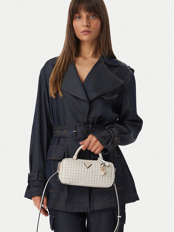 Guess Geantă Kora Mini HWWG97 48760 Crem