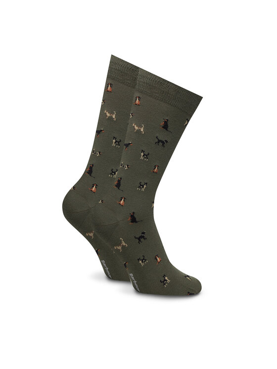 Barbour Barbour Muške visoke čarape Mavin Dog MSO0068OL54 Zelena