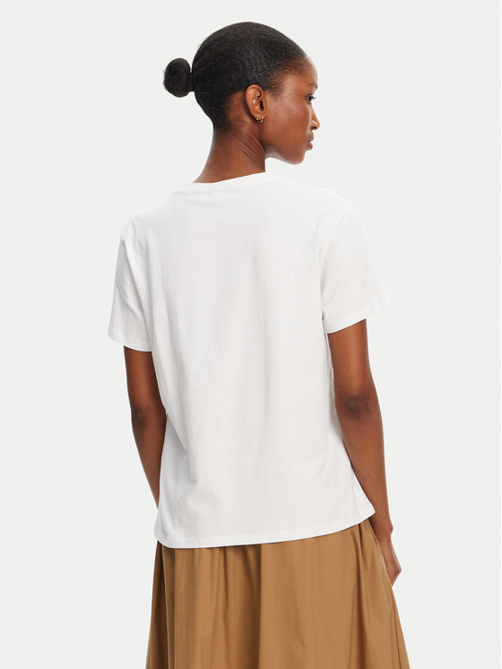 Marella Marella T-Shirt Cappero 2515971052 Biały Regular Fit