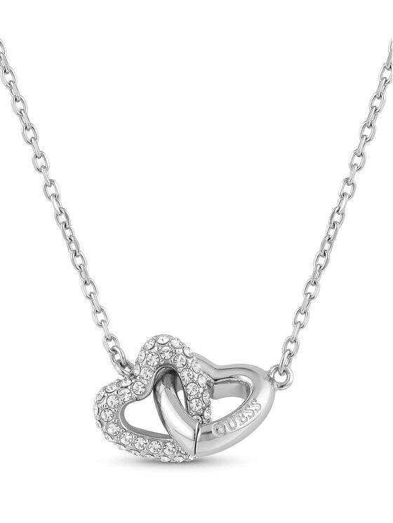 Guess Guess Náhrdelník JUBN06 013JW Strieborná