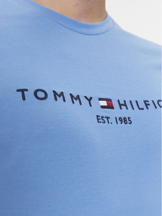 Tommy Hilfiger Tommy Hilfiger Tričko Logo MW0MW11797 Modrá Regular Fit