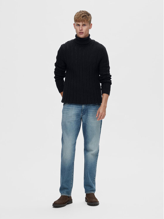 Selected Homme Selected Homme Ζιβάγκο 16090707 Σκούρο μπλε Regular Fit