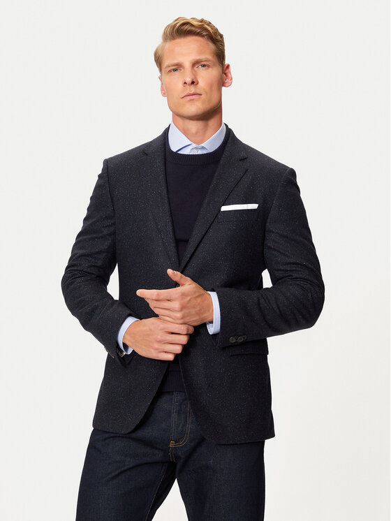 Boss Sako H-Hutson 50528083 Tmavomodrá Slim Fit