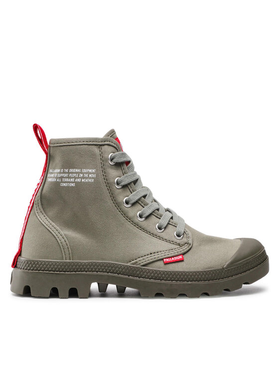 Palladium Palladium Schnürstiefeletten Pampa Hi Dare 76258-325-M Grün