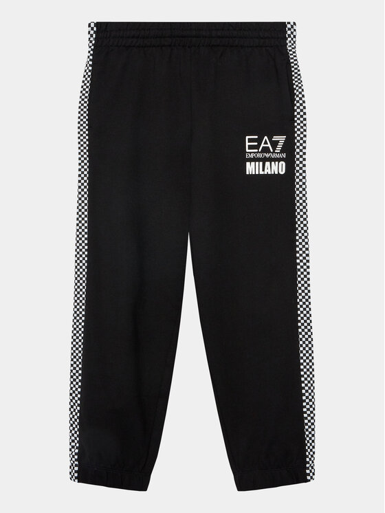 EA7 Emporio Armani Teplákové nohavice 6RBP60 BJ05Z 1200 Čierna Regular Fit