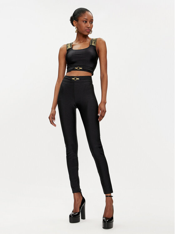 Just Cavalli Just Cavalli Легінси 76PAC103 Чорний Skinny Fit
