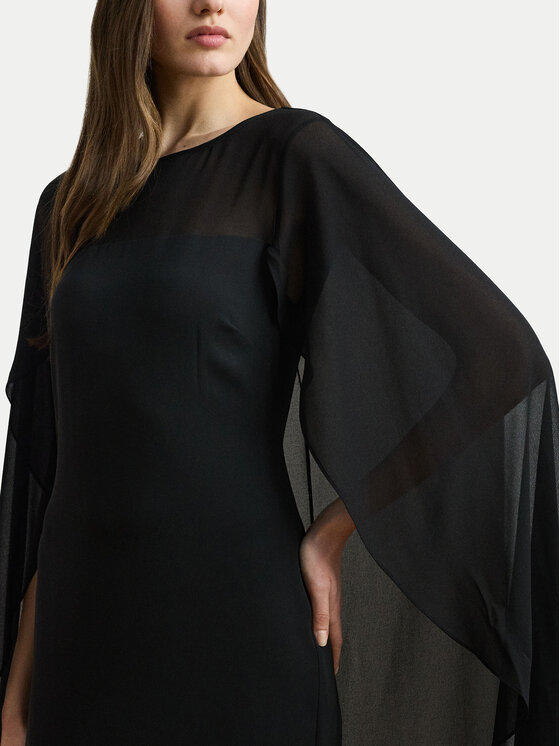 LAUREN RALPH LAUREN LAUREN RALPH LAUREN Estélyi ruha 253951606001 Fekete Slim Fit