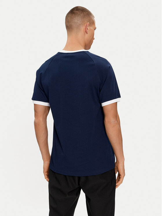 adidas adidas Tričko Adicolor Classics 3-Stripes T-Shirt IA4850 Modrá Slim Fit