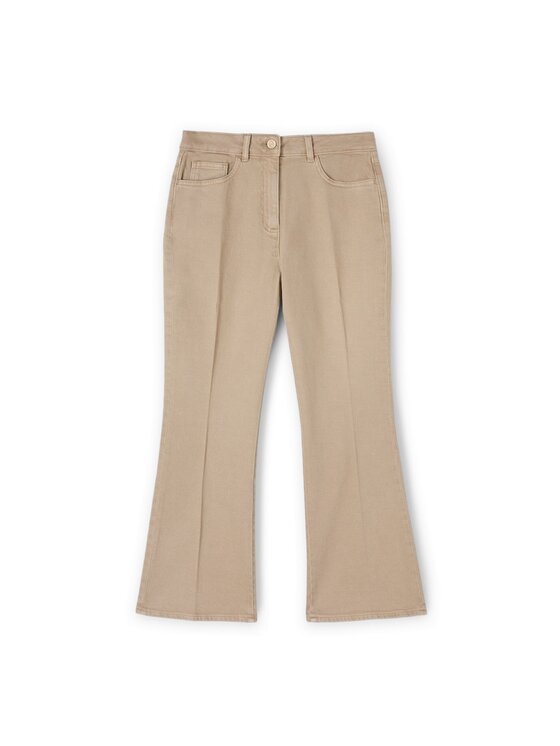 Motivi Motivi Pantaloni di tessuto P745Q004010N002 Écru Flare Fit