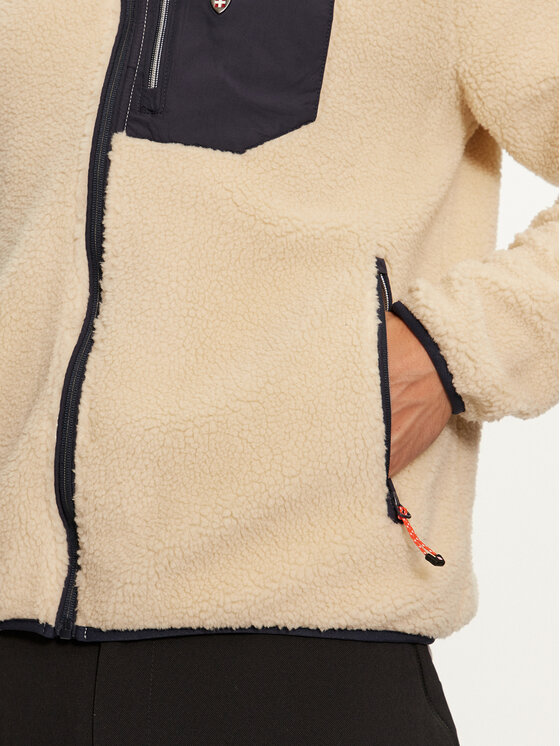 Aulp Aulp Felpa di pile Sikou Beige Regular Fit