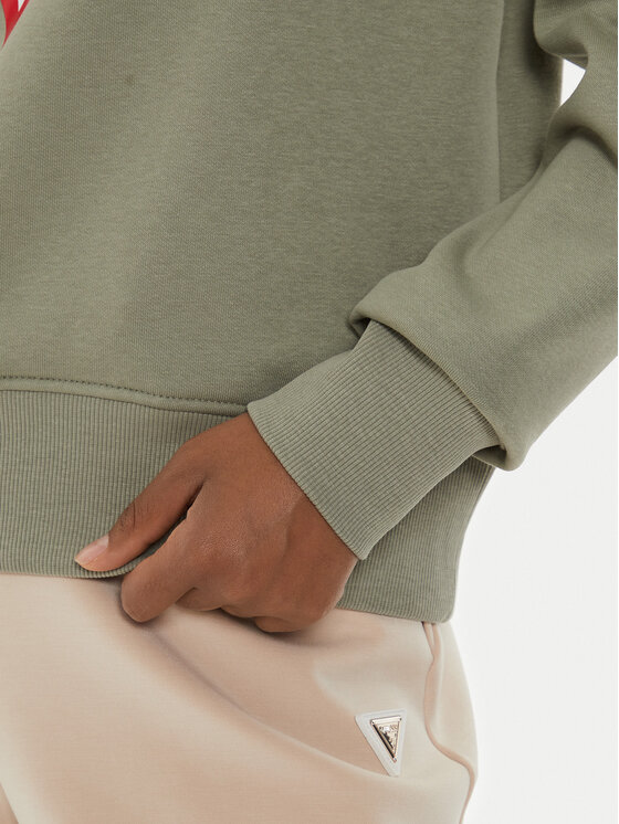 Guess Guess Sweatshirt W2YQ16 KBA11 Grün Regular Fit
