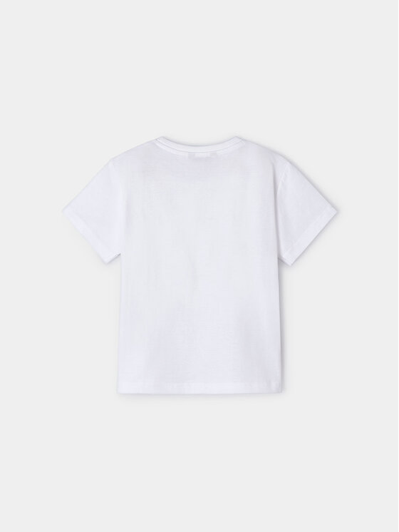 Mayoral Mayoral Тишърт 3018 Бял Regular Fit