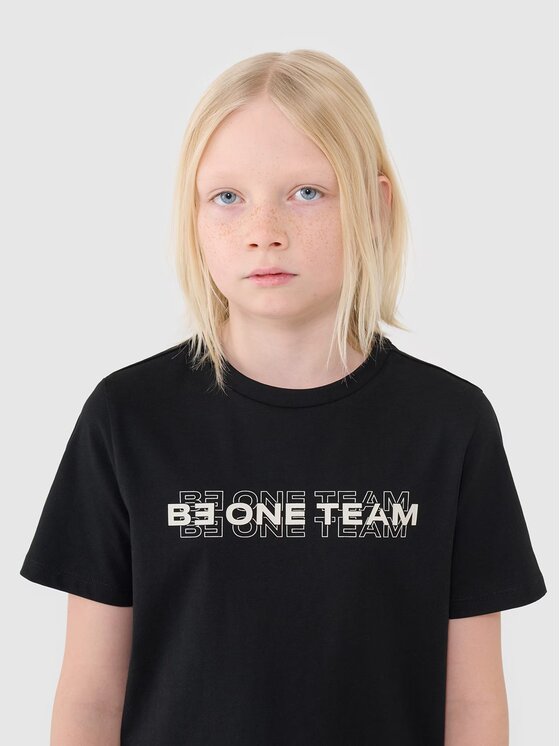 4F 4F T-shirt 4FJWSS25TTSHM2186-20S Nero Regular Fit