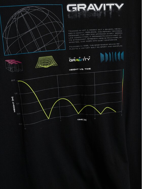 4F 4F T-Shirt IRON MODE Černá Regular Fit