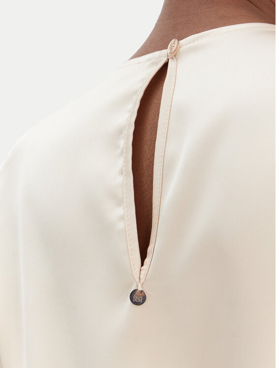 Rinascimento Rinascimento Μπλουζάκι CFC0126404003 Μπεζ Regular Fit