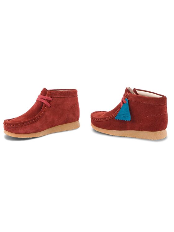 Clarks Clarks Schnürschuhe Wallabee Bt.. 261350387 Dunkelrot