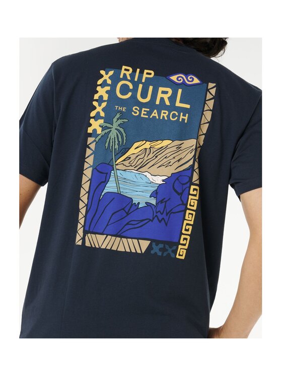 Rip Curl Rip Curl T-Shirt Aots - Cody Welsh Tee Granatowy Relaxed Fit